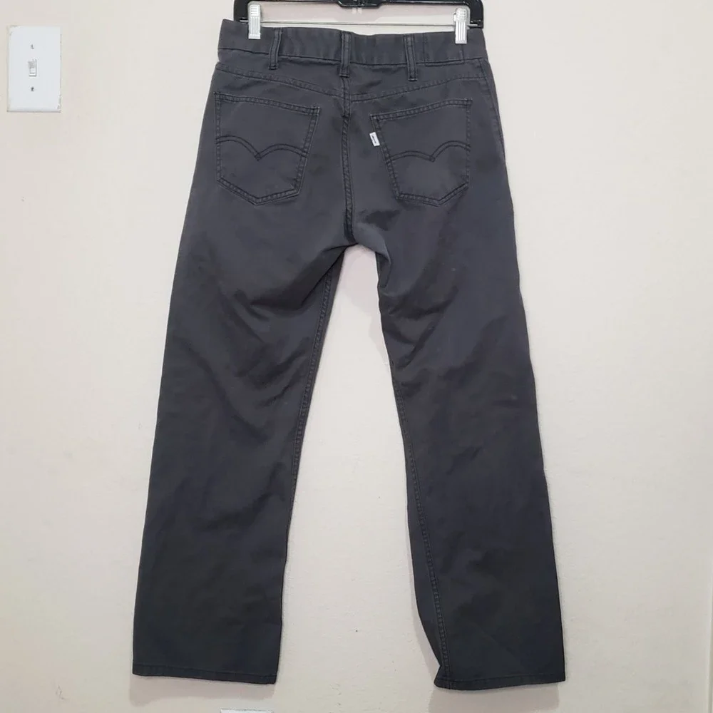 Levi's Grey Jeans Pants 505 29X29 - Picture 9 of 9